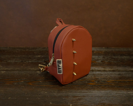 Burgundy Mini Backpack